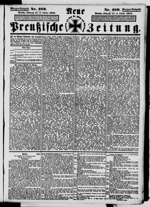 Neue preußische Zeitung vom 19.10.1910