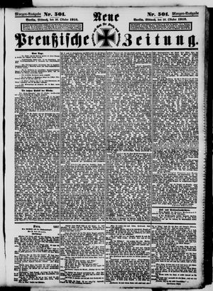 Neue preußische Zeitung vom 25.10.1910