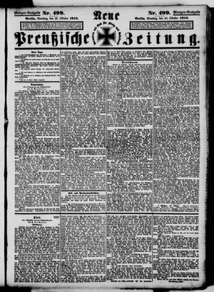Neue preußische Zeitung vom 27.10.1910