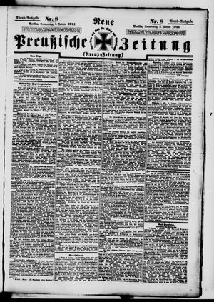 Neue preußische Zeitung vom 05.01.1911