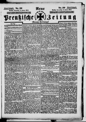 Neue preußische Zeitung vom 19.01.1911