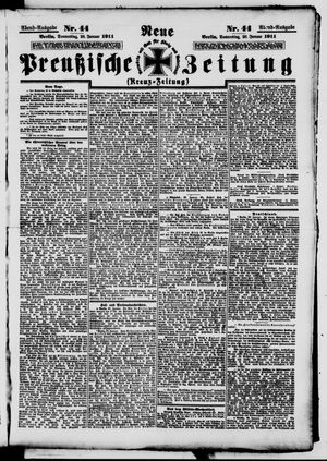 Neue preußische Zeitung vom 26.01.1911
