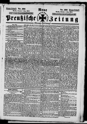Neue preußische Zeitung vom 01.03.1911