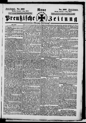 Neue preußische Zeitung vom 01.03.1911
