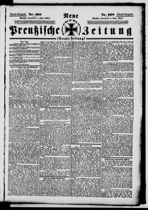 Neue preußische Zeitung vom 04.03.1911