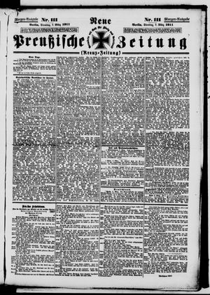 Neue preußische Zeitung vom 07.03.1911