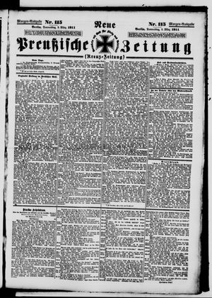 Neue preußische Zeitung vom 09.03.1911