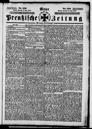 Neue preußische Zeitung vom 29.03.1911