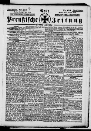 Neue preußische Zeitung vom 03.04.1911