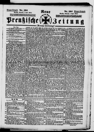 Neue preußische Zeitung on Apr 5, 1911
