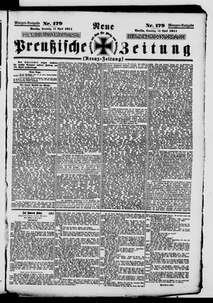 Neue preußische Zeitung vom 16.04.1911