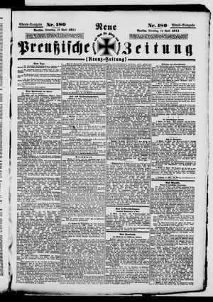 Neue preußische Zeitung vom 18.04.1911
