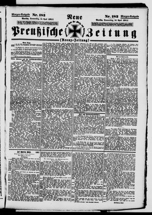 Neue preußische Zeitung vom 20.04.1911