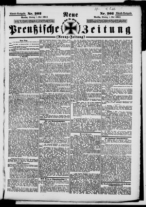 Neue preußische Zeitung vom 01.05.1911
