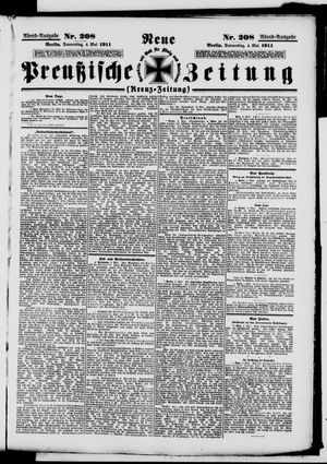 Neue preußische Zeitung vom 04.05.1911