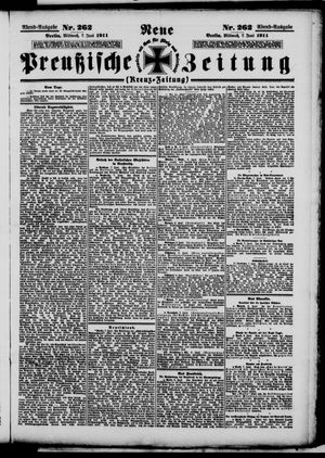 Neue preußische Zeitung vom 07.06.1911