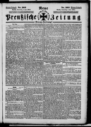 Neue preußische Zeitung vom 08.06.1911