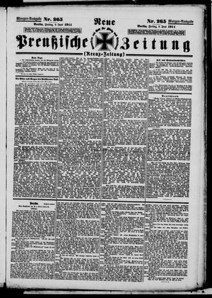 Neue preußische Zeitung vom 09.06.1911