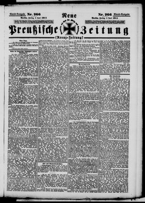 Neue preußische Zeitung vom 09.06.1911