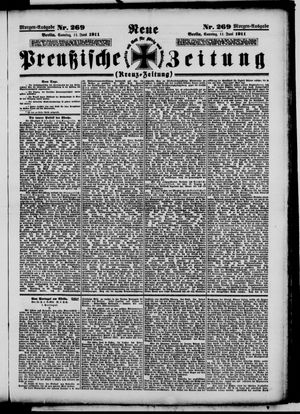 Neue preußische Zeitung vom 11.06.1911