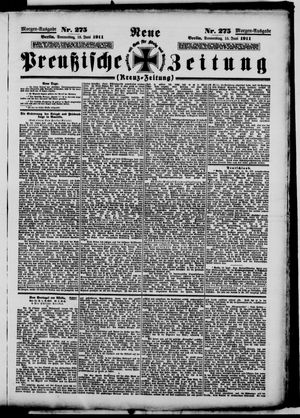 Neue preußische Zeitung vom 15.06.1911
