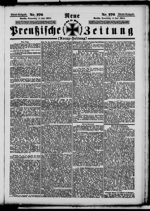 Neue preußische Zeitung vom 15.06.1911