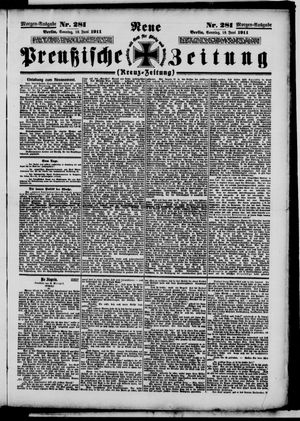 Neue preußische Zeitung vom 18.06.1911