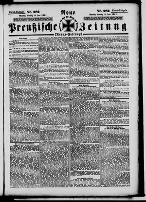 Neue preußische Zeitung vom 19.06.1911