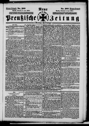 Neue preußische Zeitung on Jun 21, 1911