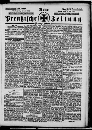 Neue preußische Zeitung vom 23.06.1911
