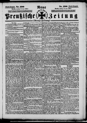 Neue preußische Zeitung vom 23.06.1911