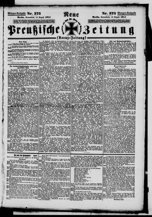 Neue preußische Zeitung vom 12.08.1911