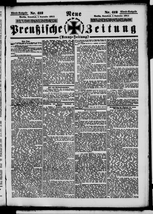 Neue preußische Zeitung vom 02.09.1911