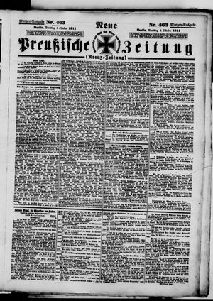 Neue preußische Zeitung vom 03.10.1911
