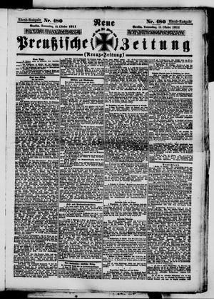 Neue preußische Zeitung vom 12.10.1911