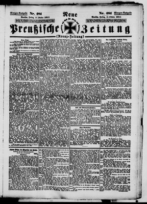 Neue preußische Zeitung vom 13.10.1911