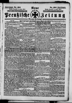 Neue preußische Zeitung vom 14.10.1911