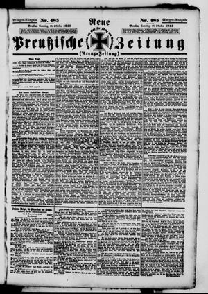 Neue preußische Zeitung vom 15.10.1911