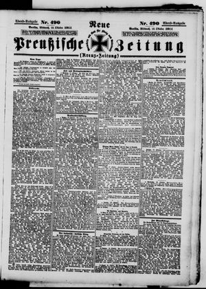 Neue preußische Zeitung vom 18.10.1911