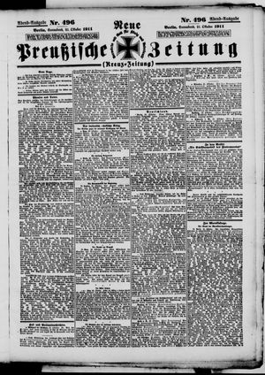 Neue preußische Zeitung vom 21.10.1911
