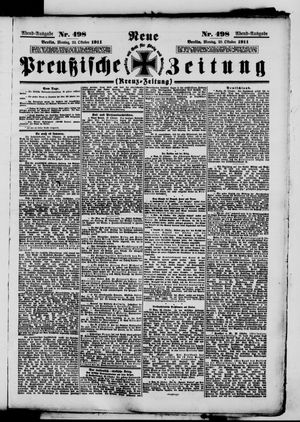 Neue preußische Zeitung vom 23.10.1911