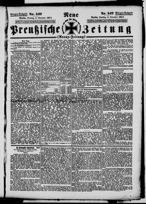Neue preußische Zeitung vom 21.11.1911