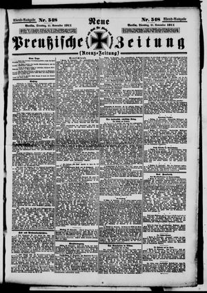 Neue preußische Zeitung vom 21.11.1911