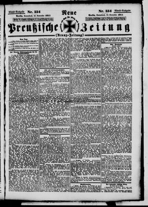 Neue preußische Zeitung vom 25.11.1911