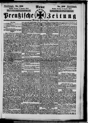 Neue preußische Zeitung vom 12.12.1911
