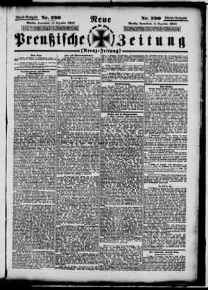 Neue preußische Zeitung vom 16.12.1911