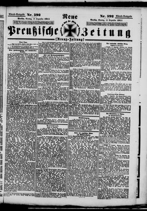 Neue preußische Zeitung vom 18.12.1911