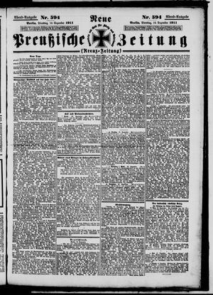 Neue preußische Zeitung vom 19.12.1911