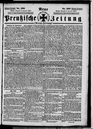 Neue preußische Zeitung vom 20.12.1911