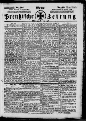 Neue preußische Zeitung vom 23.12.1911